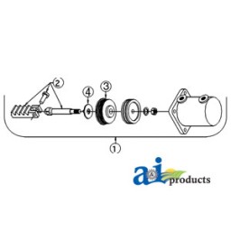 1041940M91 - Power Steering Cylinder Kit (Ref. 1)	