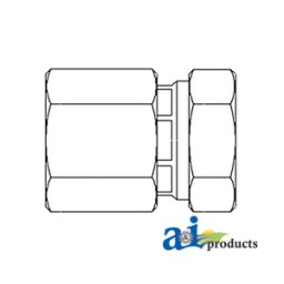 43D25 - Female Jic Swivel X Female Npt Straight Adapter