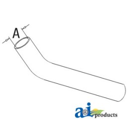 544313M1 - Radiator Hose, Bottom 	