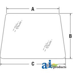 82848332 - Glass, Windshield, Front	