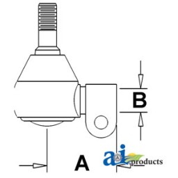 C5NN3A302B - Rod End Ball Joint, Ref. 1 (1)	