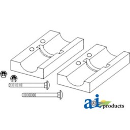 H140677-SET - Block, Walker Wood Bearing (Set of 2) 	