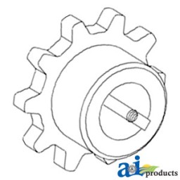 H159615 - Sprocket, Upper Feederhouse Outer 	