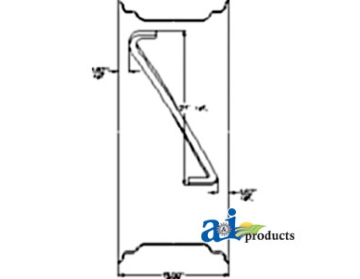 1687615M91 - Rim, Power Adjust Wheel 12 X 28 4 Rail