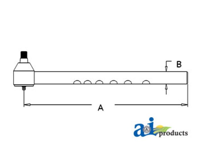 1860564M2 - Link, Front Drag (LH)	