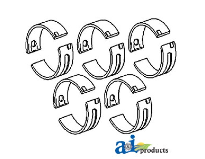 68082C - Bearing Set, Main (.030", set of 5) 	