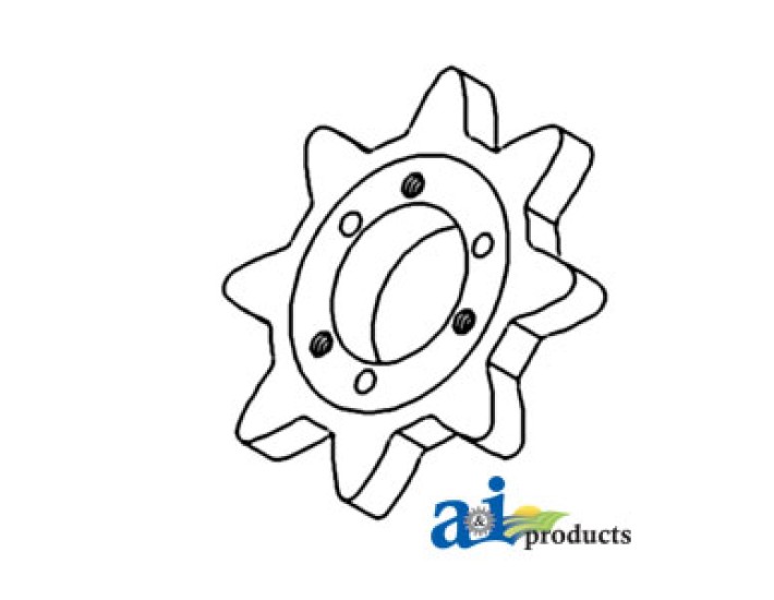 71373688 - clean/ Return Grain Elevator Sprocket 	