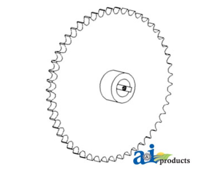 AH125070 - Sprocket, Grain Tank Cross Auger 	