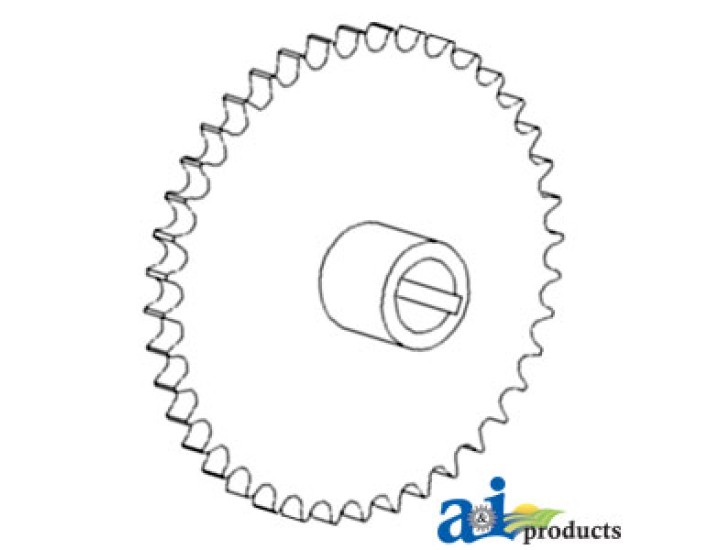 AH146352 - Sprocket, Vertical Auger Lower Gear Case 	