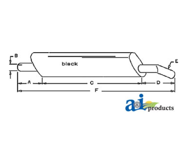 E4NN5230BA17M - Muffler