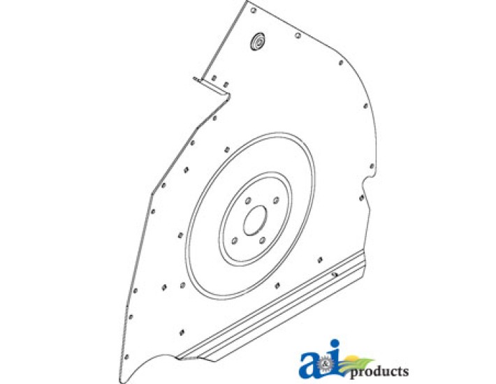 H223995 - Sheet, LH Side; Straw Chopper 	