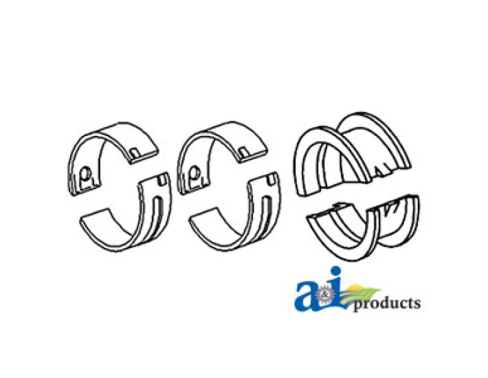MB201-20 - Bearing Set, Main (.020", set of 3) 	