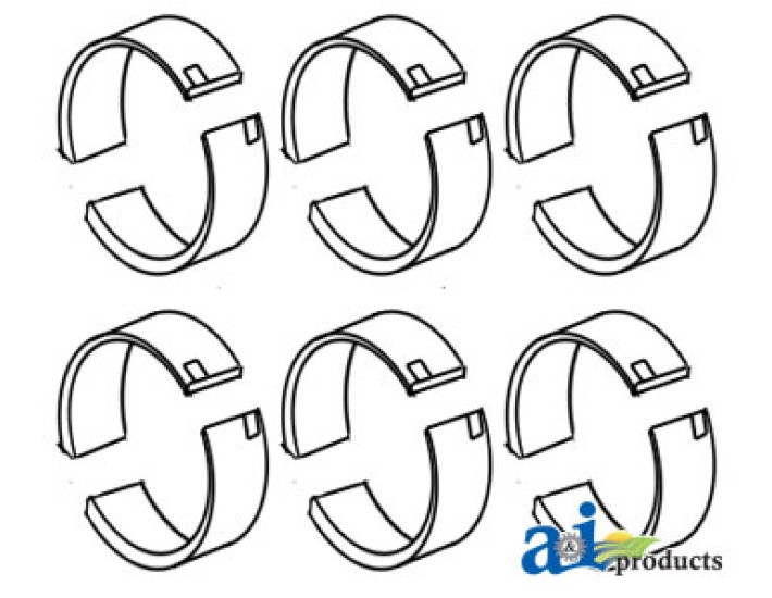 U5ME0003 - Bearing Set, Connecting Rod (Std) 	