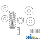 181041M1 - Hydraulic Lever, Tension Bolt & Spring 	