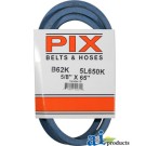 B62K - Kevlar Blue V-Belt (5/8" X 65" )	