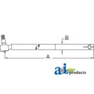 E1NN3307AA - Drag Link Tube w/ End	
