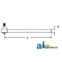 1048272M91 - Tie Rod, Inner (LH)	