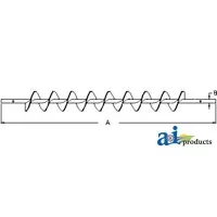 71319407 - Auger, Lower Clean Grain	