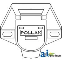 82001021 - Socket, Implement Lights, 7 Pin (North America)