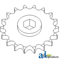 AH206761 - Sprocket, Row Unit; 18 Tooth / 80 Chain 	