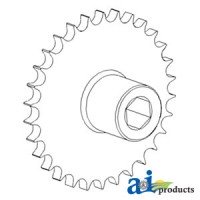 AH130571 - Sprocket Assy, Upper Tailings Elevator 	