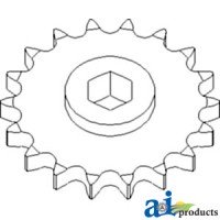 AH206761 - Sprocket, Row Unit; 18 Tooth / 80 Chain 	