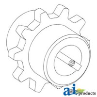 H159614 - Sprocket, Feeder House Shaft, Upper 	