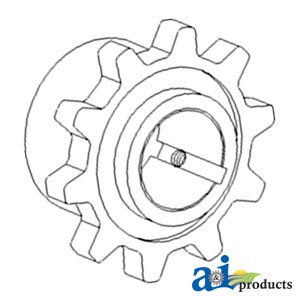 H159613 - Sprocket, Feeder House Shaft, Upper 	