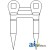 1053174M1 - Forged Guard, 2 Prong 	