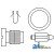 17C121 - Needle & Seat, Carburetor (Viton) 	