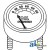 1853097M91 - Gauge, Oil Pressure 	