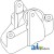 1860969M1 - Bracket, Brake Lever (LH) 	