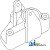 1860969M1 - Bracket, Brake Lever (LH) 	