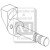 190960M92 - Cam & Shaft Assembly, Differential Lock 	