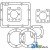 3B909 - Hydraulic Lift Cover Repair Kit 	