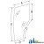 44910453 - Glass Door; Lh; 6 Holes