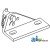47V60RH - Bracket, Stabilizer (RH) 	