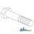 523387M1 - Bolt w/ Shoulder, Axle Lock	