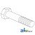 523387M1 - Bolt w/ Shoulder, Axle Lock	
