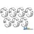 68079C - Bearing Set, Main (.030", set of 7) 	
