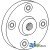 708639M91 - Adapter Plate, Hydraulic Pump