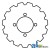 71181238 - Sprocket, Walker Crank (RH) 	
