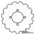 71181238 - Sprocket, Walker Crank (RH) 	