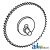 71189701 - Sprocket Crank Assy., Shoe Drive (LH) 	