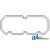 735057M1 - Gasket, Head Cover 	
