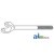 826410M92 - Yoke, .750" Rod (LH) 	