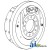 827143M95 - Plate, Brake 	