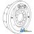 827143M95 - Plate, Brake 	