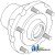 898346M93 - Hub, Wheel	