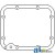 9N611 - Gasket, Pump Base to Center Housing 	
